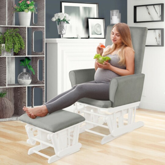 Baby Nursery Relax Rocker Rocking Chair Glider Ottoman Set Michaels